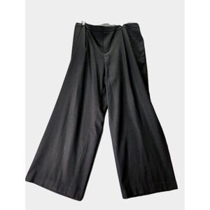 Vince Wool Blend Wide Leg Trousers Dress Pants Women's Black Size 3X Career